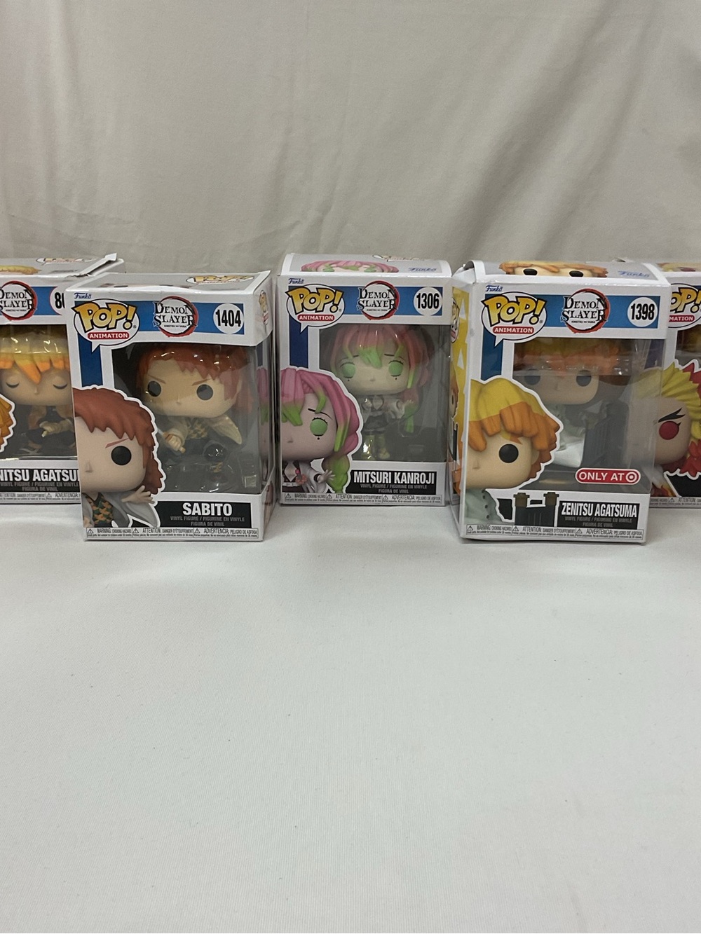 Funko Pop (5x Bundle) Demon Slayer 869, 1306, 1308, 1398, 1404